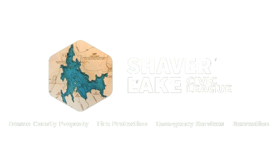 Shaver Lake Civic League Footer White